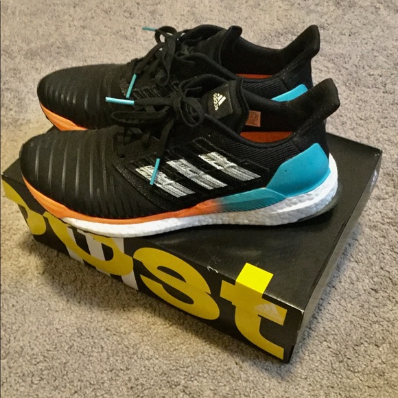 adidas solar boost black aqua